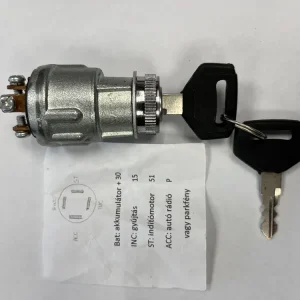 Gyújtáskapcsoló univerzális, általános felhasználásra, anyával rögzíthető (Trabant régi) Outlet