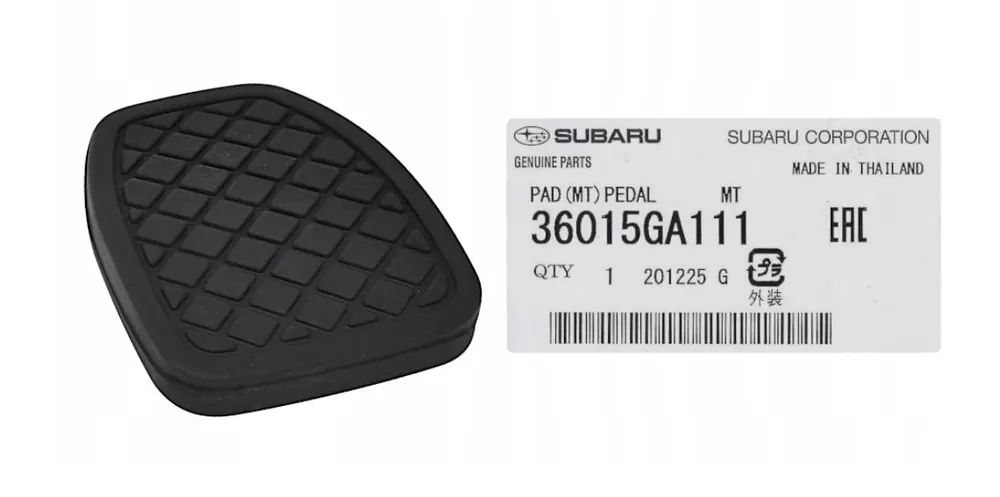Subaru pedálgumi több típus OE 36015-GA111 Kiárusítás