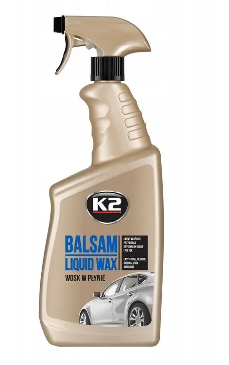 K2 Balsam Liquid Wax folyékony viaszbalzsam ragyogást ad és védi a fényezést K010M700ml Akció