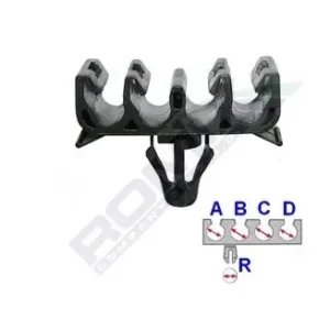 Expressz szállítás Vezetkrögzítő, fékcső rögzítő patent, tartó 4 db-os C60557 (8)