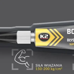 K2 folyékony pillanatragasztó gyorsjavításokhoz B1000 3 gramm (1 db) Végkiárusítás