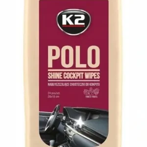 Exkluzív ajánlat K2 POLO Shine Cockpit Wipes műszerfal törlőkendő tisztító kendő K420