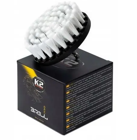 Ingyenes szállítás K2 Puha kefe mosáshoz és kárpit tisztításhoz, fúrógépbe fogható - K2 D7050