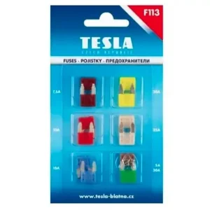 Akció Mini villás biztosíték, késes biztosíték készlet Tesla F113