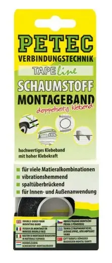 Újdonság PetecTapeline kétoldalú ragasztószalag 87122