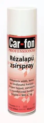 Car-FonRéz spray, 800°C, 300 ml Korlátozott ajánlat