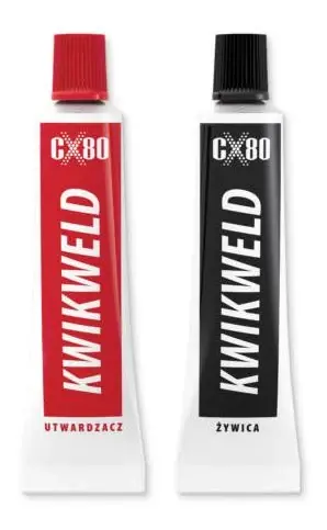 CX-80 KwikWeld epoxy ragasztó, hideghegesztő 2*27 gramm Expressz kézbesítés