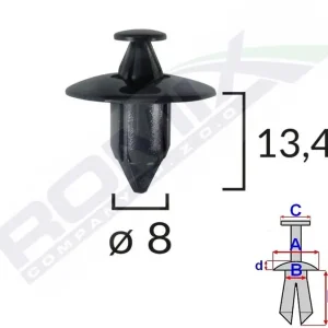 Alacsony ár Suzuki motorkerékpár burkolat rögzítő patent 187850, B16782 (11)