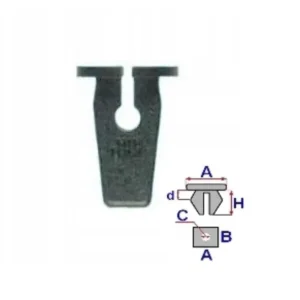 Skoda Fabia, Superb rögzítő patent OE: 6N0809966A, 15506 Azonnali szállítás
