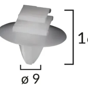 Citroen, Fiat, Lancia, Peugeot több típushoz díszléc-rögzítő patent 12409 (1 db) Expressz szállítás