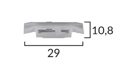 Nézd meg most Fiat Palio, Siena, Strada, Renault Clio, Megane rögzítő patent 12438 (1 db)