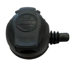 Korlátozott ajánlat Utánfutó csatlakozó aljzat, műanyag, szigetelt aljzattal és oldalsó kivezetéssel (727-O)