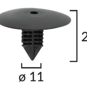 Szuper ajánlat Dacia, Renault több típushoz doblemez betét rögzítő patent 50129Z (1 db)