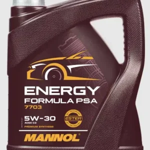 Szuper akció Mannol Energy Formula PSA, Peugeot, Citroen motorolaj 5W-30 4L 7703