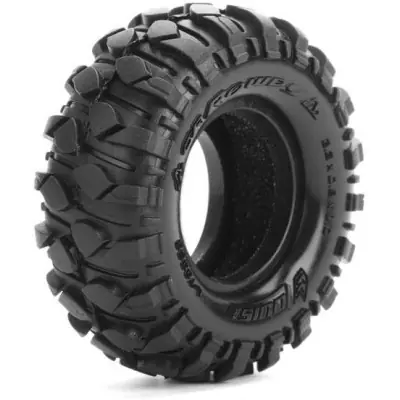 CR-ROWDY 1.0 - Gumiabroncsok betéttel 1/18 és 1/24 lánctalpasokhoz, 2 db Biztonságos fizetés