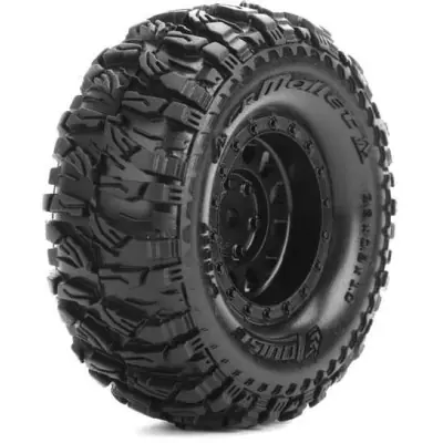 Legjobb ár CR-MALLET 1.0 - Komplett 1/18 és 1/24 lánctalpas kerekek fekete tárcsákkal 7mm-es hatlaposokhoz, 2 db