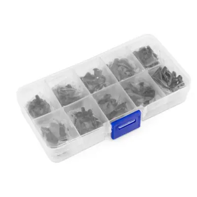 Fekete csavarkészlet 10.9 (300 db) dobozzal Akció