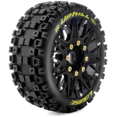 Újdonság B-UPHILL SOFT 1/8, 0 és 1/2 eltolású 17 mm-es kivehető imbusz, fekete tárcsákkal, 2 db