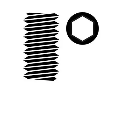 Exkluzív ajánlat Acél csiga, M3x5mm, 10 db.