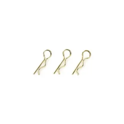 Különleges ajánlat Karosszéria klipsz 1:8 kis ívelt arany (10)