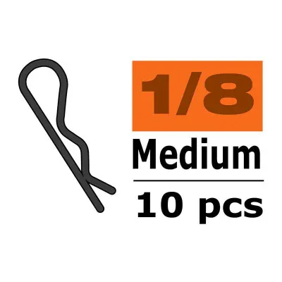 Karosszéria kapocs, közepes 45° piros (10) Akciós ár