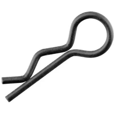 1/10-es teströgzítő klipszek, fekete, 10 db Kedvezmény