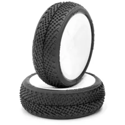 Árengedmény TZO G-ONE 2WD1/10 buggy első kerekek ragasztva, PUHA (2 db)