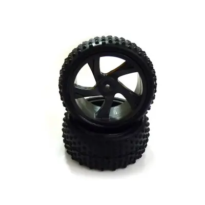 Komplett kerekek - Buggy, Short Course 1/18 (2db) Akció