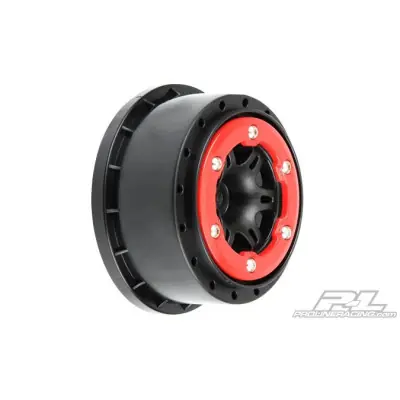 Utolsó esély Split Six 2.2"/3.0" TRX Slash fekete/piros tárcsa 2db.