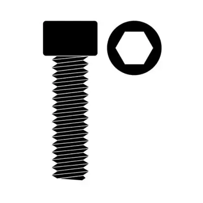 Gyors szállítás Acél imbuszcsavar hengeres fejjel, M3x8mm, 10db.