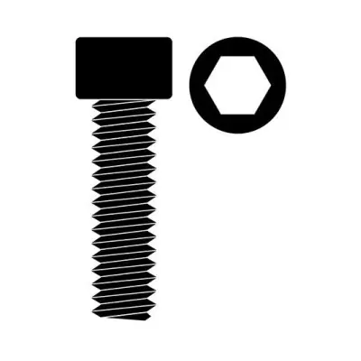 Ne maradj le Acél csavar hengeres fejjel, M4x6mm, 10 db.