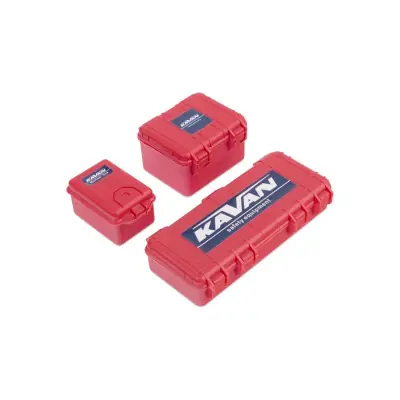 Műanyag dobozok készlete piros expedíció 1/10 Biztonságos vásárlás