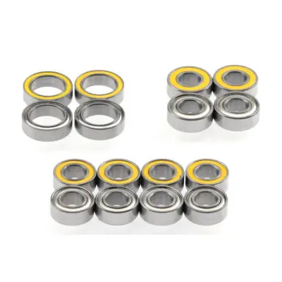 Legkelendőbb ULTRA golyóscsapágy készlet Tamiya TT02-hez, 16 db.