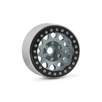 Árengedmény 1.9'' alumínium beadlock tárcsák 1/10 lánctalpas/expedícióhoz ezüst - 2 db