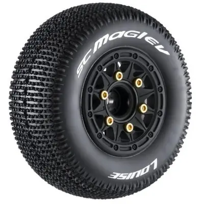 SC-MAGLEV 1/10, 12mm, 14mm és 17mm kivehető hatlapos, fekete tárcsák, 2 db Ajánlat