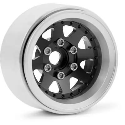 1.9'' alumínium tárcsák offset -10 mm 1/10 lánctalpas/expedícióhoz fekete - 2 db Népszerű