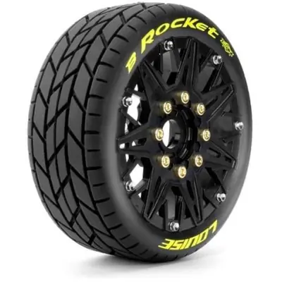 Kiárusítás B-ROCKET SOFT 1/8, 0 és 1/2 eltolású 17 mm-es kivehető imbusz, fekete tárcsákkal, 2 db