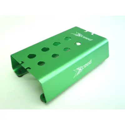 Autóállvány alu zöld mechanikus csúszásgátló csíkokkal 1/10 OFF ROAD alvázhoz Kiárusítás