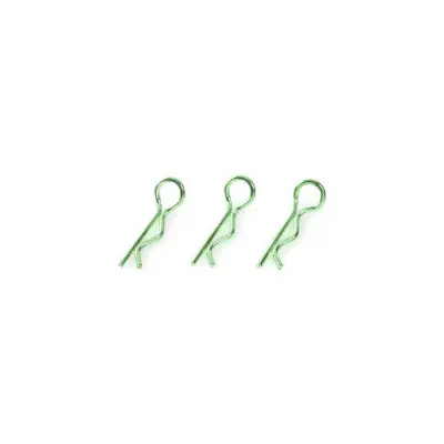 Karosszéria klipsz 1:8 kis ívelt zöld (10) Korlátozott ajánlat