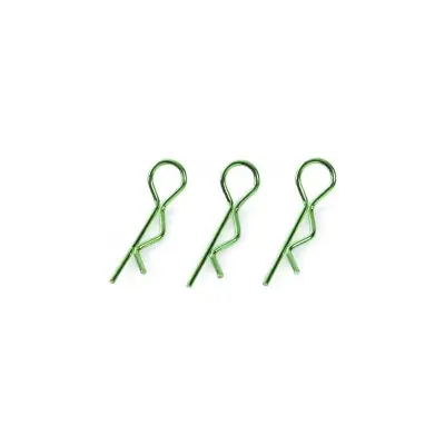 Karosszéria klipsz 1:8 nagy ívelt zöld (10) Ajánlat