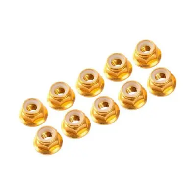 M4.alu önzáró anyák arany foglalattal (10 db) Vedd meg online