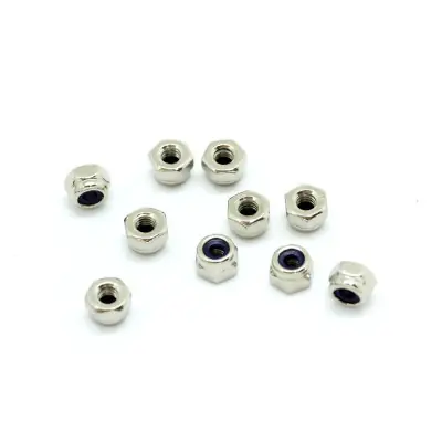 SWORKz acél önmetsző anyacsavar M2,5, 10db Expressz szállítás