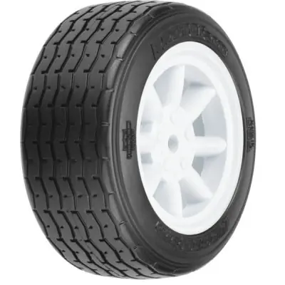 Biztonságos fizetés PROTOform kerék 1:10, VTA gumik, fehér tárcsa 26mm (2)