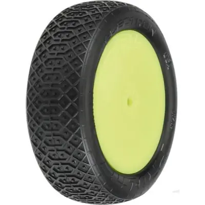 Vásárlói kedvenc Pro-Line kerék 2.2", gumiabroncs Electron MC 2WD Buggy, tárcsa Velocity H12 sárga - elöl (2)
