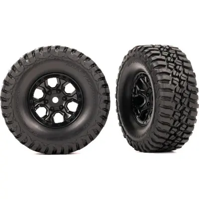 Vedd meg online Traxxas kerék 1.0", tárcsa küllős, gumiabroncs BFGoodrich Mud-Terrain T/A KM3 (2)