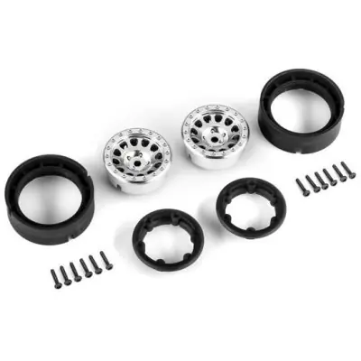 Végkiárusítás Traxxas tárcsa 1.0" Method 105 beadlock félmatt króm (2)