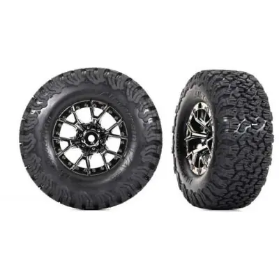 Ajánlat Traxxas keréktárcsa 2.2/3.0", tárcsa Raptor R fekete króm, gumi BFGoodrich T/A KO2 (2)