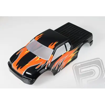 Alacsony ár Lakkozott karosszéria Himoto Truck 1:10 (fekete-narancssárga)