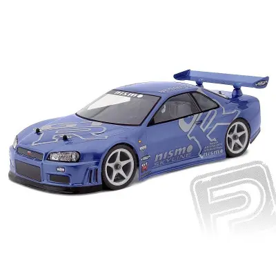 Festetlen/átlátszó karosszéria Nissan Skyline R34 GT-R (190 mm) Korlátozott ajánlat