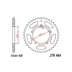 Rendeld meg most JTR464 Hátsó lánckerék